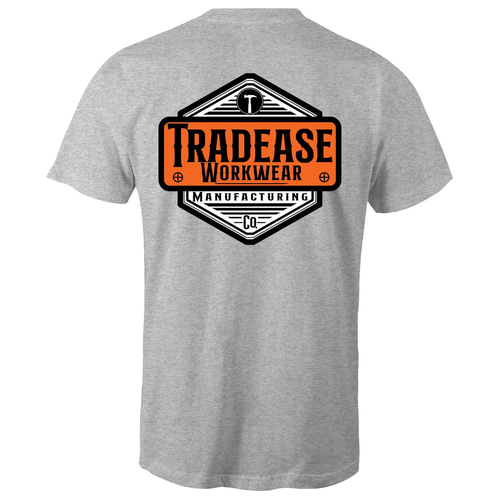 Tradease Workwear Manufacturing Co Grey Marle Tee