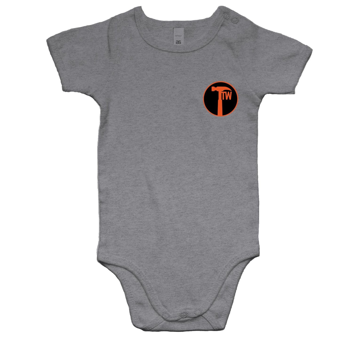 Tradease Workwear Printed in Melbourne Mini Me - Baby Onesie Romper