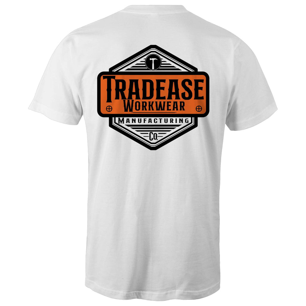Tradease Workwear Manufacturing Co White Tee