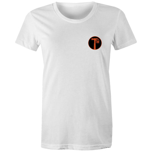 Tradease Workwear Printed in Melbourne Women's Maple Organic Tee