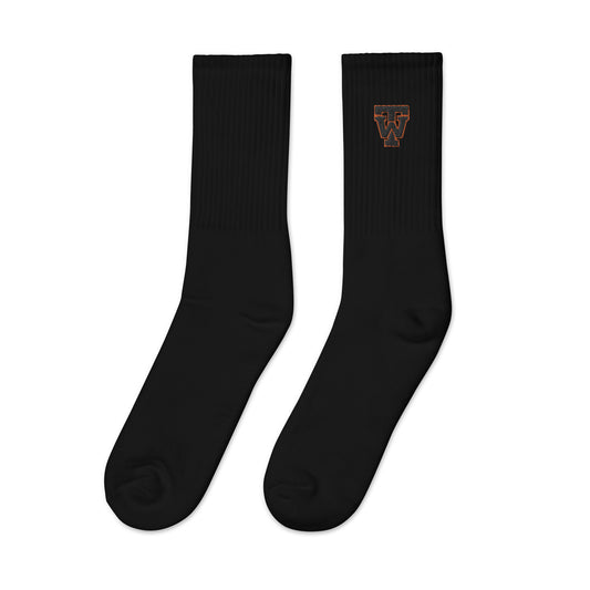 TW INTL high-quality, US-made embroidered socks