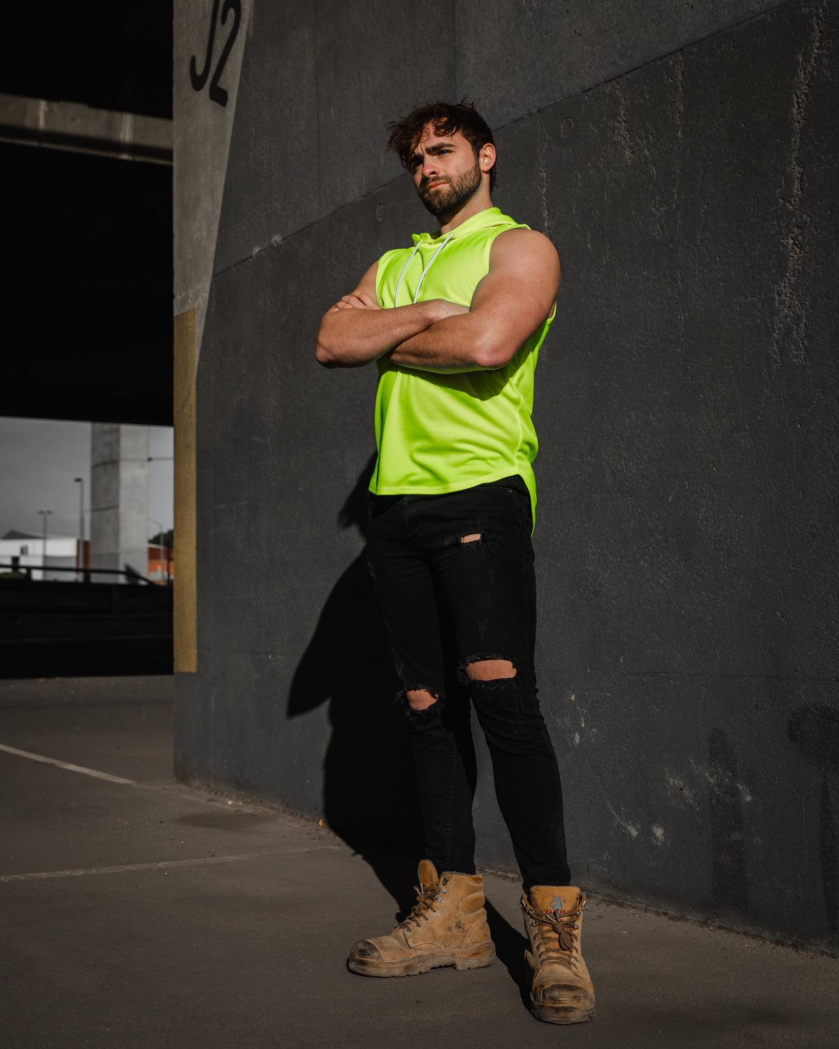 BENNETT INDUSTRIES New Beginnings Hooded Singlet